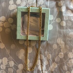 18K Saudi Yellow Gold Chain Necklace. * Unisex * 7grams